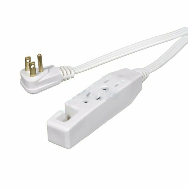 American Imaginations 177.17 in.White Plastic Indoor Triple Outlet AI-37239